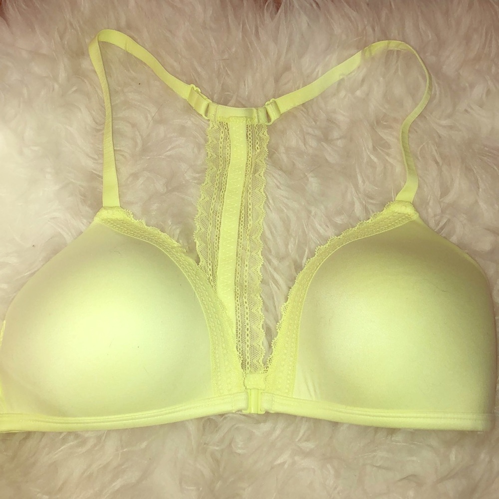 Xhilaration Target Neon Yellow T Shirt Bra 36C